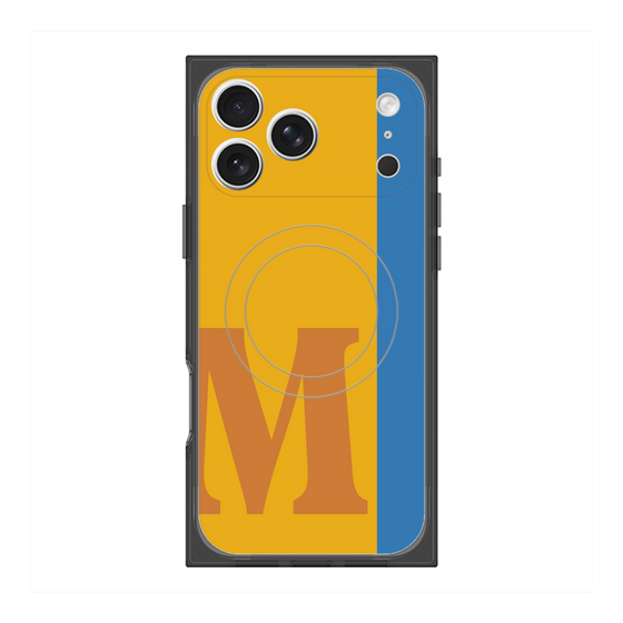 Premium Square Case with MagSafe［ Original - initial color line - M orange ］