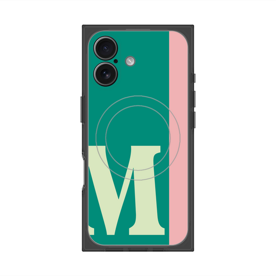 Premium Square Case with MagSafe［ Original - initial color line - M green ］