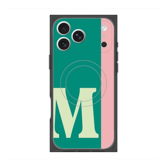 Premium Square Case with MagSafe［ Original - initial color line - M green ］
