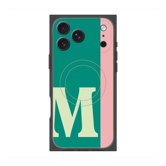 Premium Square Case with MagSafe［ Original - initial color line - M green ］