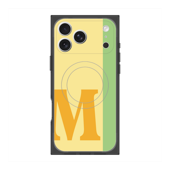 Premium Square Case with MagSafe［ Original - initial color line - M yellow ］