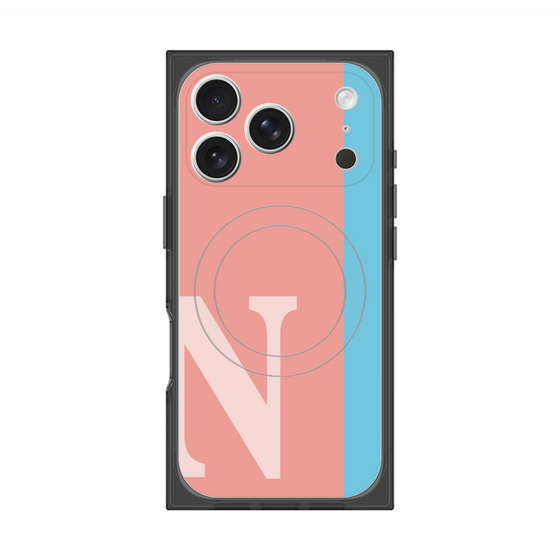 Premium Square Case with MagSafe［ Original - initial color line - N pink ］