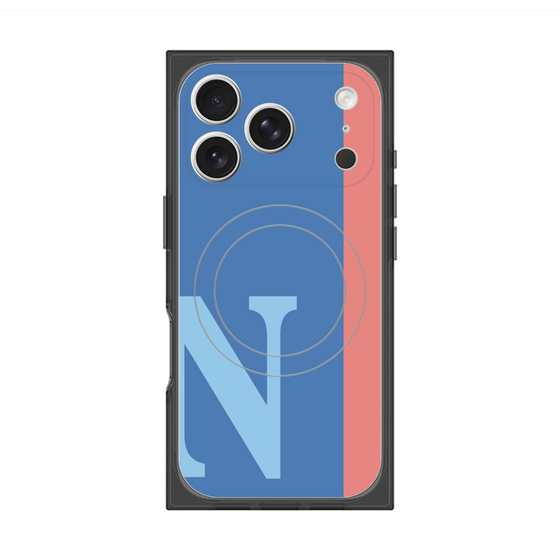 Premium Square Case with MagSafe［ Original - initial color line - N blue ］