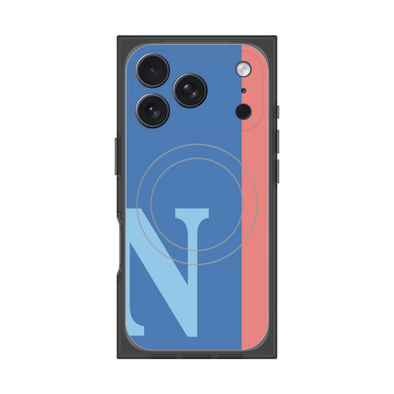 Premium Square Case with MagSafe［ Original - initial color line - N blue ］