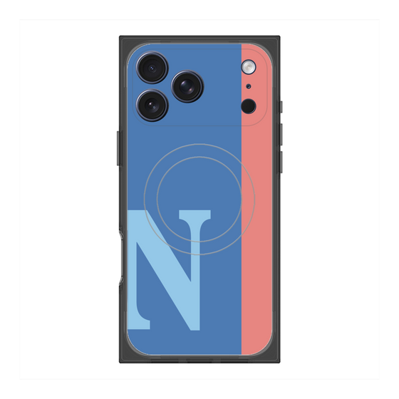 Premium Square Case with MagSafe［ Original - initial color line - N blue ］