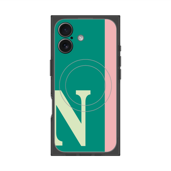 Premium Square Case with MagSafe［ Original - initial color line - N green ］