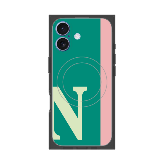 Premium Square Case with MagSafe［ Original - initial color line - N green ］