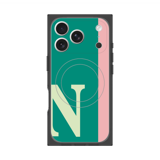 Premium Square Case with MagSafe［ Original - initial color line - N green ］