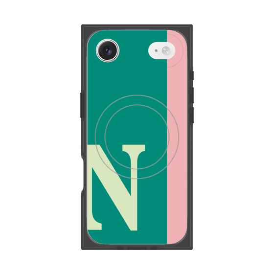 Premium Square Case with MagSafe［ Original - initial color line - N green ］