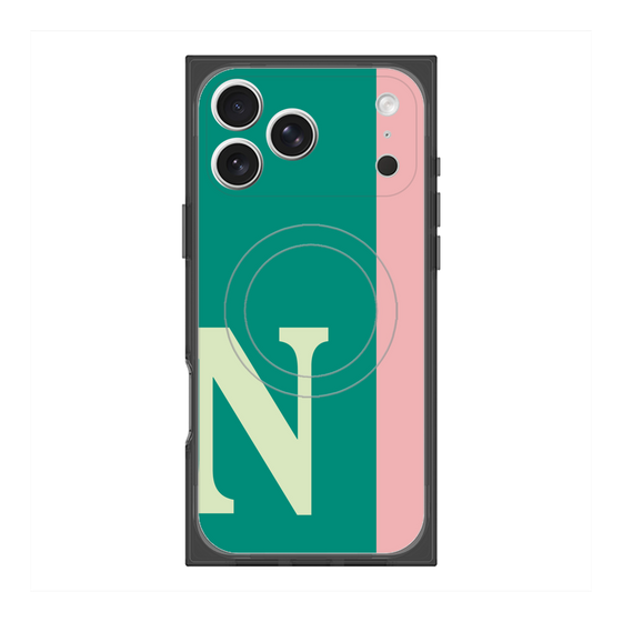 Premium Square Case with MagSafe［ Original - initial color line - N green ］