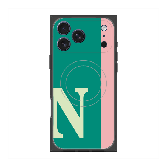 Premium Square Case with MagSafe［ Original - initial color line - N green ］