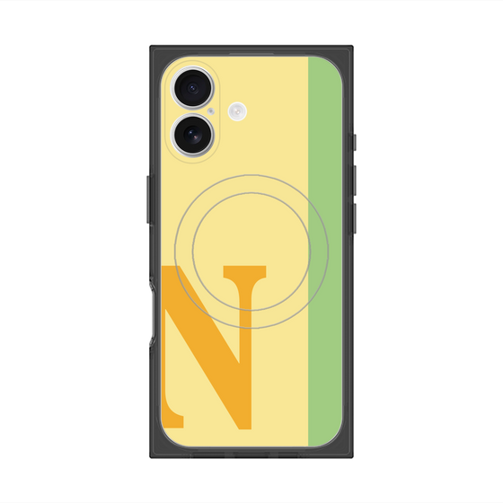 Premium Square Case with MagSafe［ Original - initial color line - N yellow ］