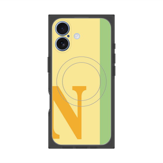 Premium Square Case with MagSafe［ Original - initial color line - N yellow ］