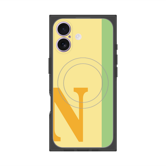 Premium Square Case with MagSafe［ Original - initial color line - N yellow ］