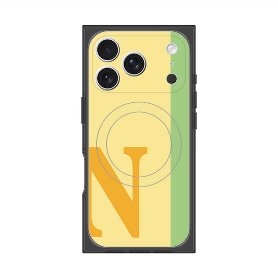 Premium Square Case with MagSafe［ Original - initial color line - N yellow ］