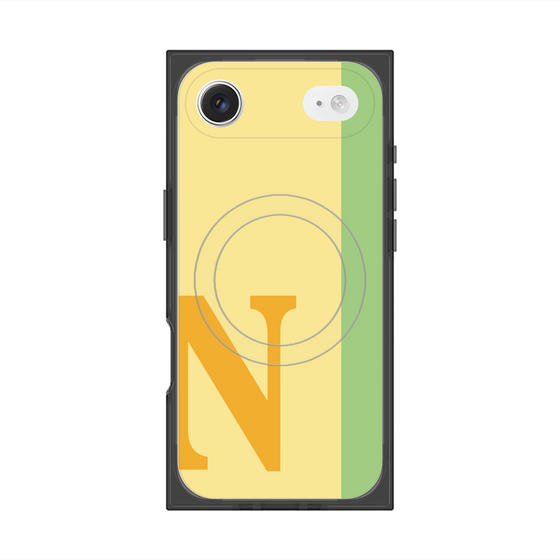 Premium Square Case with MagSafe［ Original - initial color line - N yellow ］