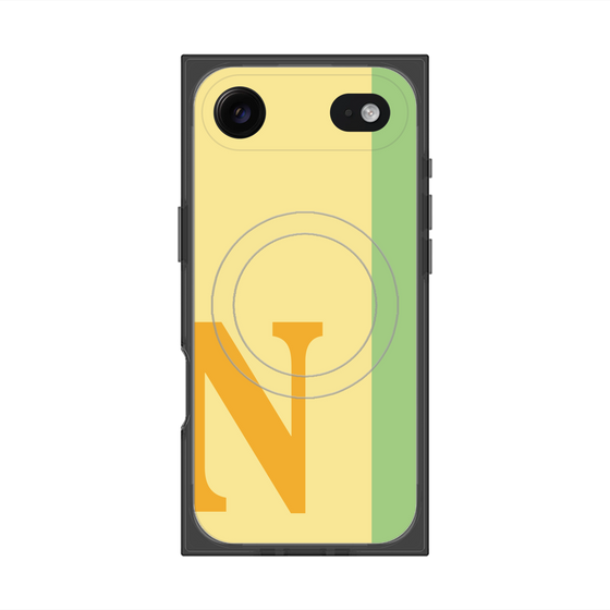 Premium Square Case with MagSafe［ Original - initial color line - N yellow ］