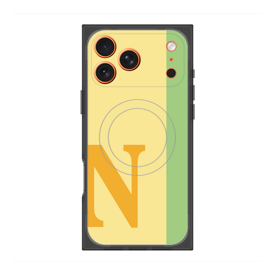 Premium Square Case with MagSafe［ Original - initial color line - N yellow ］