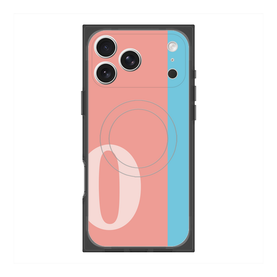 Premium Square Case with MagSafe［ Original - initial color line - O pink ］