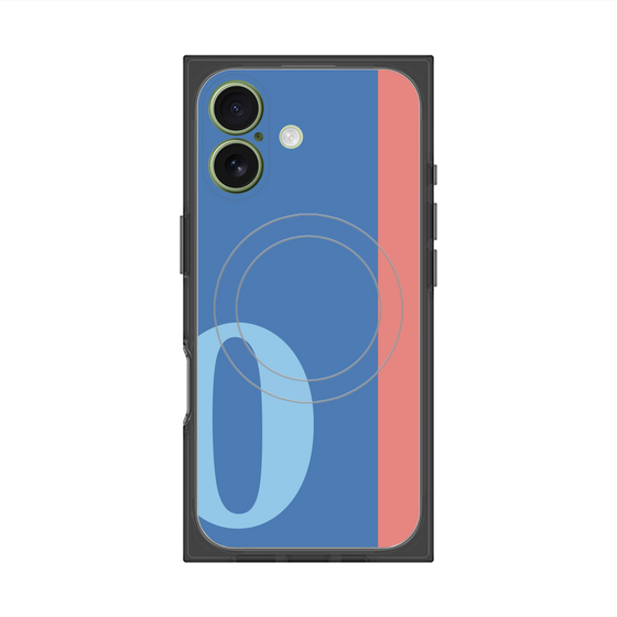 Premium Square Case with MagSafe［ Original - initial color line - O blue ］