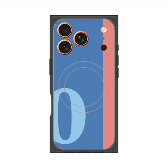 Premium Square Case with MagSafe［ Original - initial color line - O blue ］