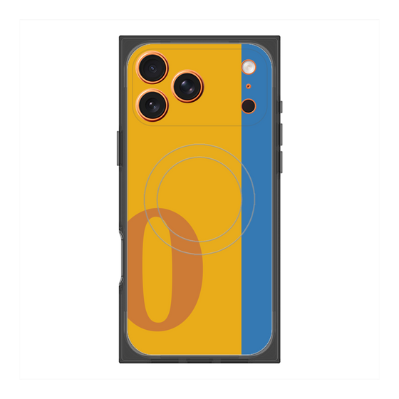 Premium Square Case with MagSafe［ Original - initial color line - O orange ］