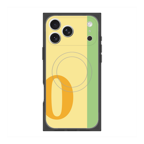 Premium Square Case with MagSafe［ Original - initial color line - O yellow ］