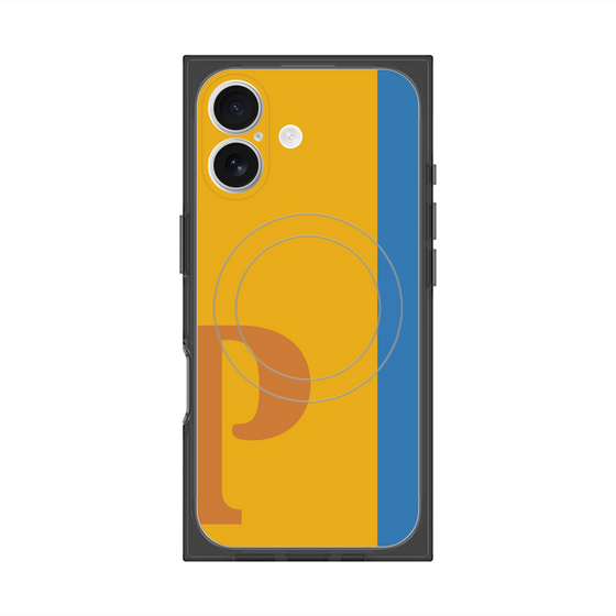 Premium Square Case with MagSafe［ Original - initial color line - P orange ］