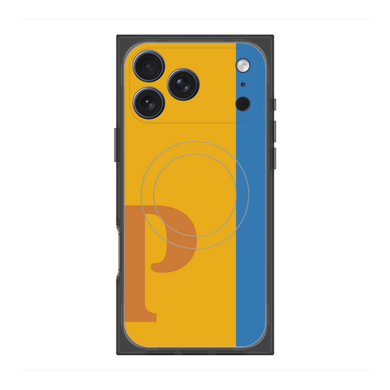 Premium Square Case with MagSafe［ Original - initial color line - P orange ］