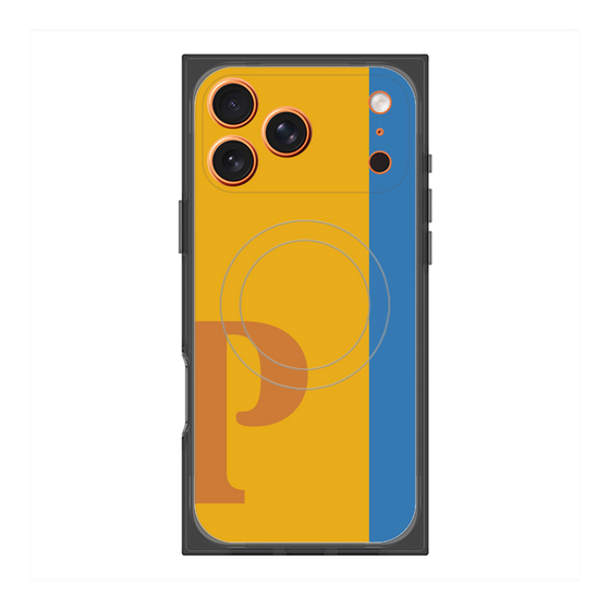 Premium Square Case with MagSafe［ Original - initial color line - P orange ］