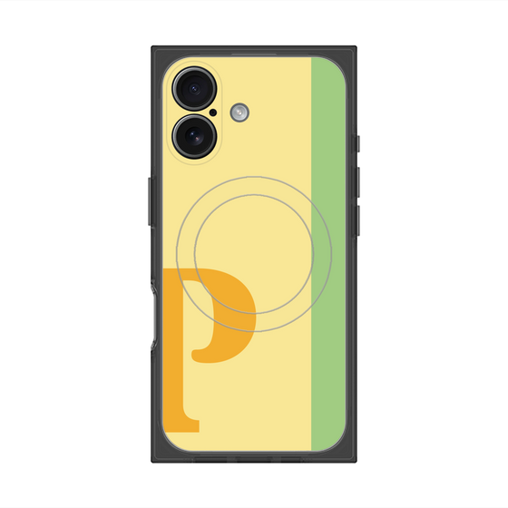 Premium Square Case with MagSafe［ Original - initial color line - P yellow ］