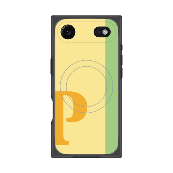 Premium Square Case with MagSafe［ Original - initial color line - P yellow ］