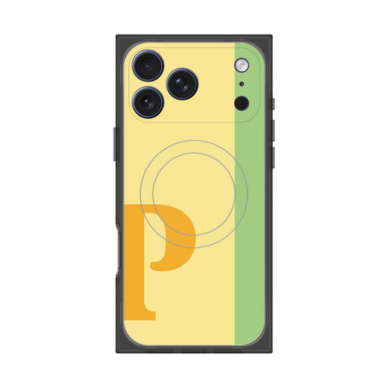 Premium Square Case with MagSafe［ Original - initial color line - P yellow ］