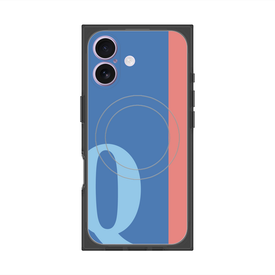 Premium Square Case with MagSafe［ Original - initial color line - Q blue ］