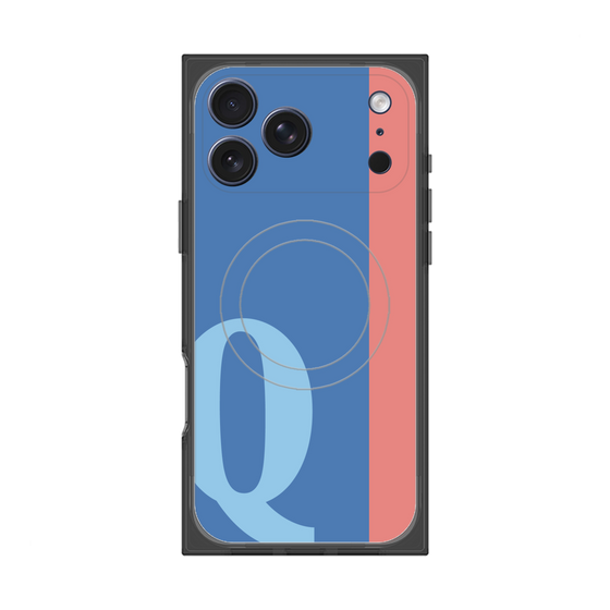 Premium Square Case with MagSafe［ Original - initial color line - Q blue ］