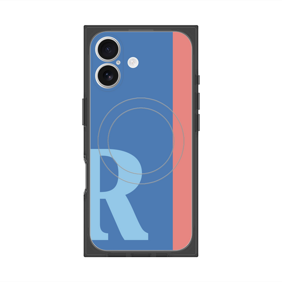 Premium Square Case with MagSafe［ Original - initial color line - R blue ］