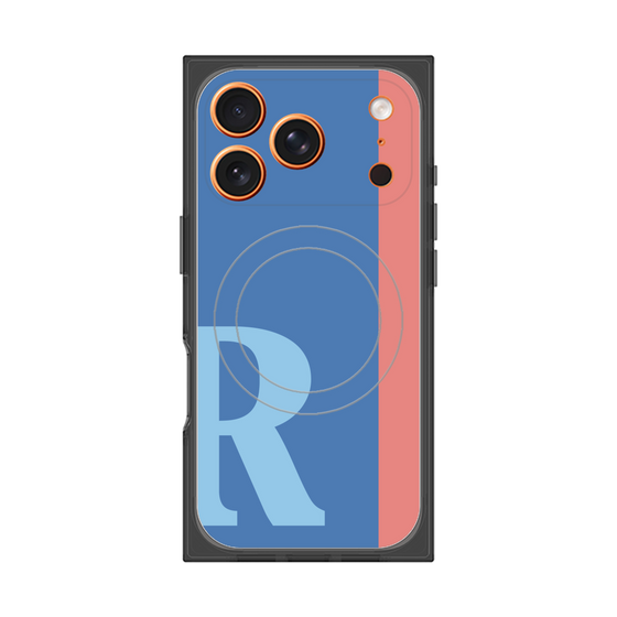 Premium Square Case with MagSafe［ Original - initial color line - R blue ］