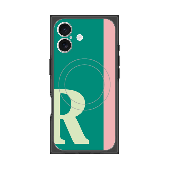 Premium Square Case with MagSafe［ Original - initial color line - R green ］