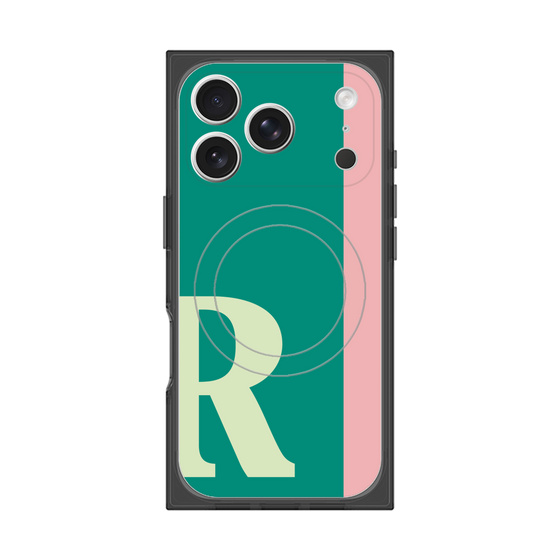 Premium Square Case with MagSafe［ Original - initial color line - R green ］