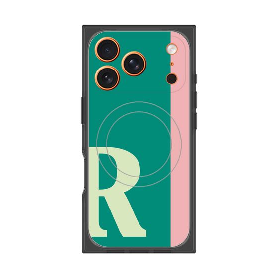Premium Square Case with MagSafe［ Original - initial color line - R green ］