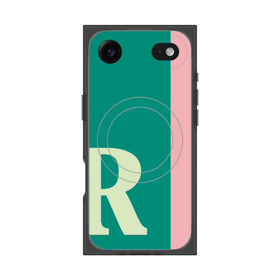 Premium Square Case with MagSafe［ Original - initial color line - R green ］