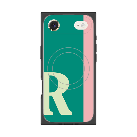 Premium Square Case with MagSafe［ Original - initial color line - R green ］