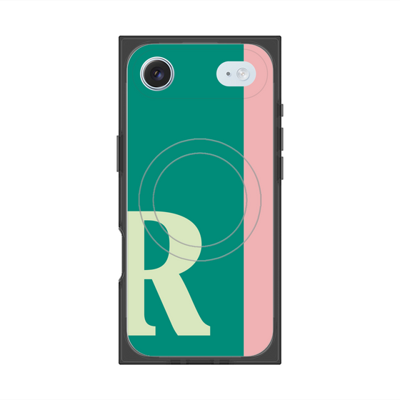 Premium Square Case with MagSafe［ Original - initial color line - R green ］