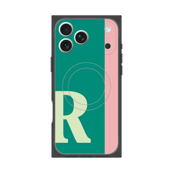 Premium Square Case with MagSafe［ Original - initial color line - R green ］