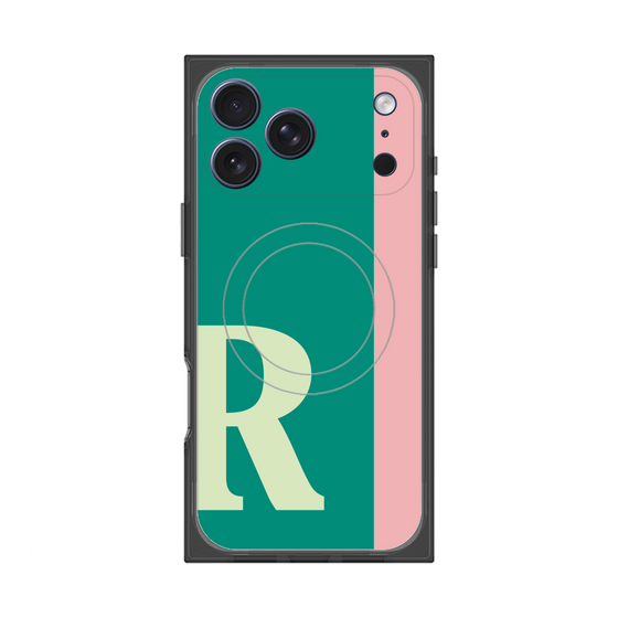 Premium Square Case with MagSafe［ Original - initial color line - R green ］