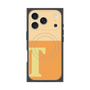 Premium Square Case with MagSafe［ Original - initial two tone - T orange ］
