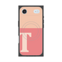 Premium Square Case with MagSafe［ Original - initial two tone - T pink ］