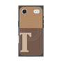 Premium Square Case with MagSafe［ Original - initial two tone - T brown ］