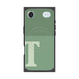 Premium Square Case with MagSafe［ Original - initial two tone - T green ］