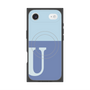 Premium Square Case with MagSafe［ Original - initial two tone - U blue ］